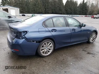 2023 BMW 3 Series 330e with VIN 3MW39FF07P8C85368, listed as a Copart auction lot 45738215 with 16,514 mi miles and Salvage Title. Bid and sale history available at carsss.com. Image 3.