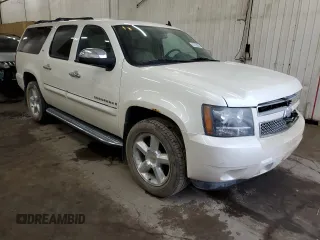 2008 Chevrolet Suburban LTZ with VIN 1GNFK16368R193216, listed as a Copart auction lot 43755925 with 222,905 mi miles and Salvage Title. Bid and sale history available at carsss.com. Image 4.