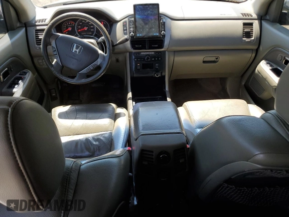 2007 Honda Pilot EX-L with VIN 2HKYF18577H537114, listed as a Copart auction lot 54310475 with 225,052 mi miles and Salvage Title. Bid and sale history available at carsss.com. Image 8.