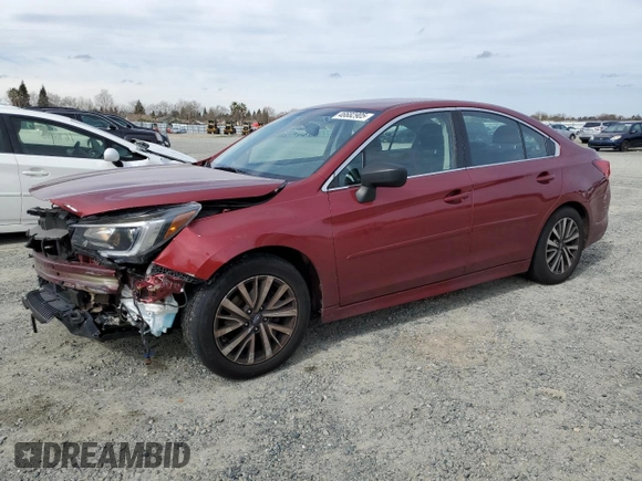 2019 Subaru Legacy with VIN 4S3BNAB6XK3036118, listed as a Copart auction lot 46682905 with 60,160 mi miles and Salvage Title. Bid and sale history available at carsss.com. Image 1.