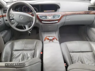 2007 Mercedes-Benz S 550 with VIN WDDNG71XX7A102888, listed as a Copart auction lot 54901285 with 214,792 mi miles and Salvage Title. Bid and sale history available at carsss.com. Image 8.