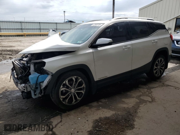 2021 GMC Terrain SLT with VIN 3GKALVEV2ML317496, listed as a Copart auction lot 52500785 with 40,150 mi miles and Salvage title. Bid and sale history available at DreamBid. Image 1.