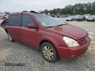 2008 Kia Sedona EX with VIN KNDMB233686265088, listed as a Copart auction lot 74372544 with 0 mi miles and Salvage Title. Bid and sale history available at carsss.com. Image 4.