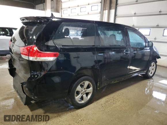 2014 Toyota Sienna L with VIN 5TDZK3DC6ES470318, listed as a Copart auction lot 45523325 with 175,316 mi miles and Salvage Title. Bid and sale history available at carsss.com. Image 3.