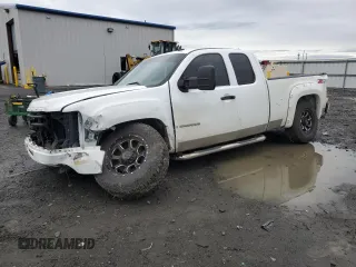2008 GMC Sierra 1500 SLE1 z VIN 1GTEK19088Z160403, wystawiony jako Copart lot #49502465 z przebiegiem 216 438 mil mil oraz Szkoda całkowita • Salvage title. Historia ofert i sprzedaży dostępna na DreamBid. Obrazek 1.