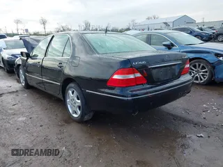 2005 Lexus LS 430 with VIN JTHBN36F450174554, listed as a IAAI auction lot 41989741 with Not Provided miles. Bid and sale history available at carsss.com. Image 3.