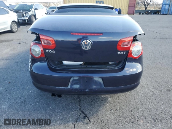 2007 Volkswagen Eos 2.0T with VIN WVWDA71F27V049675, listed as a Copart auction lot 49322735 with 106,678 mi miles and Salvage Title. Bid and sale history available at DreamBid. Image 6.