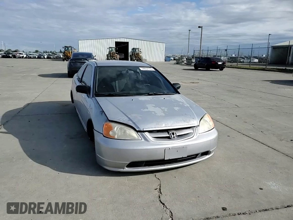 2002 Honda Civic DX with VIN 1HGEM22212L020068, listed as a Copart auction lot 50657135 with Not Provided miles and Salvage Title. Bid and sale history available at DreamBid. Image 10.