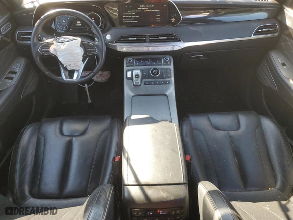 2022 Hyundai Palisade Calligraphy with VIN KM8R74HE0NU389471, listed as a Copart auction lot 46747995 with 51,704 mi miles and Salvage Title. Bid and sale history available at carsss.com. Image 8.