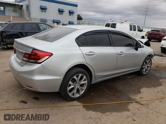 2015 Honda Civic Sedan LX with VIN 2HGFB2F50FH559122, listed as a Copart auction lot 45936225 with 115,870 mi miles and Salvage Title. Bid and sale history available at carsss.com. Image 3.
