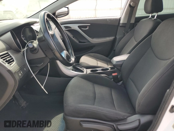 2015 Hyundai Elantra SE with VIN 5NPDH4AEXFH595205, listed as a Copart auction lot 53070235 with 92,000 mi miles and Salvage Title. Bid and sale history available at DreamBid. Image 7.