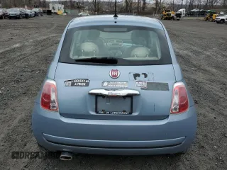 2015 FIAT 500 Pop with VIN 3C3CFFAR9FT555959, listed as a Copart auction lot 52739165 with 91,867 mi miles and Clean Title. Bid and sale history available at carsss.com. Image 6.