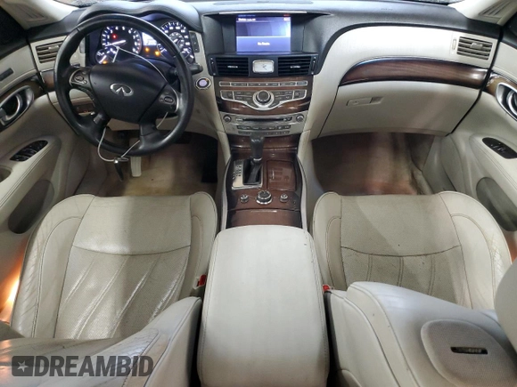 2011 Infiniti M37 with VIN JN1BY1AR9BM374335, listed as a Copart auction lot 52024915 with 204,387 mi miles and Salvage Title. Bid and sale history available at carsss.com. Image 8.