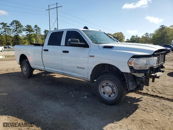 2022 Ram 2500 Tradesman with VIN 3C6UR5HJXNG191955, listed as a Copart auction lot 53498065 with 180,150 mi miles and Salvage Title. Bid and sale history available at carsss.com. Image 4.