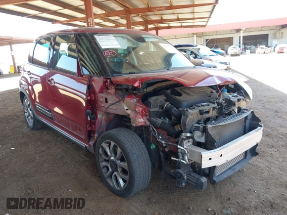 2015 FIAT 500L Urbana Trekking with VIN ZFBCFADH8FZ034079, listed as a IAAI auction lot 42437851 with 54,216 mi miles and . Bid and sale history available at DreamBid. Image 13.