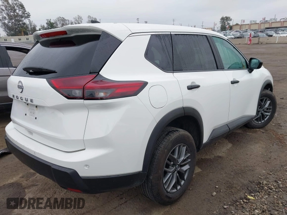 2024 Nissan Rogue S with VIN 5N1BT3AA2RC730153, listed as a IAAI auction lot 41795095 with 13,358 mi miles and . Bid and sale history available at DreamBid. Image 4.