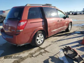 2005 Nissan Quest SE with VIN 5N1BV28U65N115284, listed as a Copart auction lot 46605885 with 204,443 mi miles and Salvage Title. Bid and sale history available at carsss.com. Image 3.