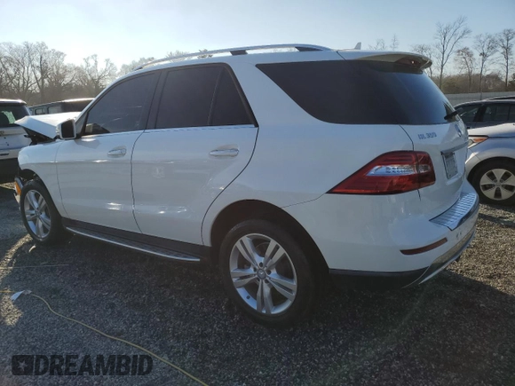 2015 Mercedes-Benz M ML 350 with VIN 4JGDA5HB7FA546715, listed as a Copart auction lot 46799185 with 133,491 mi miles and Salvage Title. Bid and sale history available at carsss.com. Image 2.