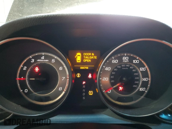 2012 Acura MDX Advance with VIN 2HNYD2H63CH515080, listed as a Copart auction lot 55577095 with 84,798 mi miles and Salvage title. Bid and sale history available at DreamBid. Image 9.