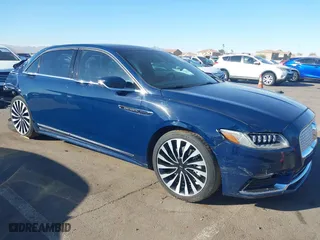 2017 Lincoln Continental Black Label with VIN 1LN6L9BC0H5612741, listed as a IAAI auction lot 41673996 with 83,551 mi miles. Bid and sale history available at carsss.com. Image 1.