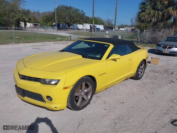 2015 Chevrolet Camaro LT with VIN 2G1FD3D37F9177561, listed as a IAAI auction lot 41698102 with 235,414 mi miles. Bid and sale history available at carsss.com. Image 17.