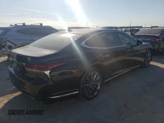 2019 Lexus LS with VIN JTHB51FF0K5009216, listed as a Copart auction lot 88032255 with 27,369 mi miles and Salvage Title. Bid and sale history available at carsss.com. Image 3.