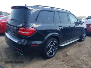 2019 Mercedes-Benz GLS 550 with VIN 4JGDF7DE5KB190993, listed as a Copart auction lot 62133334 with 59,218 mi miles and Salvage Title. Bid and sale history available at DreamBid. Image 3.