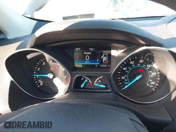 2016 Ford Escape SE with VIN 1FMCU9GX6GUB13846, listed as a IAAI auction lot 42051393 with 108,681 mi miles and . Bid and sale history available at DreamBid. Image 7.