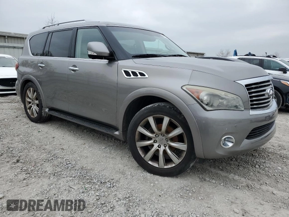 2012 Infiniti QX56 7-passenger z VIN JN8AZ2NE4C9017723, wystawiony jako Copart lot #44863515 z przebiegiem 130 033 mil mil oraz Czysty tytuł • Clean title. Historia ofert i sprzedaży dostępna na DreamBid. Obrazek 4.