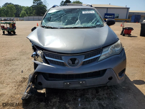 2013 Toyota RAV4 LE with VIN JTMZFREV6DD016488, listed as a Copart auction lot 52520215 with 0 mi miles and Salvage Title. Bid and sale history available at carsss.com. Image 5.