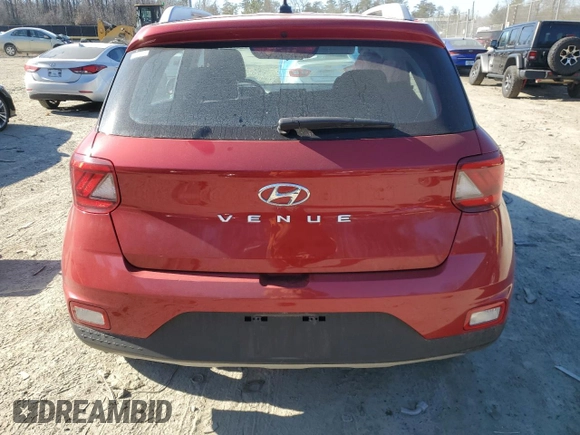 2023 Hyundai Venue SEL with VIN KMHRC8A34PU241077, listed as a Copart auction lot 45915435 with 45,840 mi miles and Salvage Title. Bid and sale history available at DreamBid. Image 6.