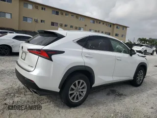 2020 Lexus NX with VIN JTJAARBZXL5015708, listed as a Copart auction lot 51537955 with 72,292 mi miles and Non Repairable. Bid and sale history available at carsss.com. Image 3.