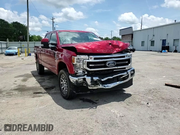 2021 Ford F-250 XL with VIN 1FT7W2BT2MEC56357, listed as a Copart auction lot 58134025 with 112,357 mi miles and Salvage title. Bid and sale history available at DreamBid. Image 13.