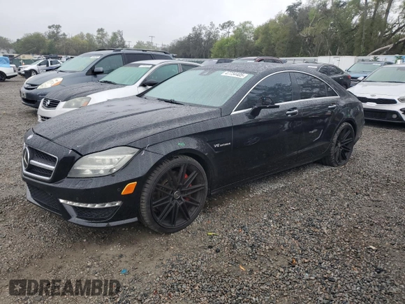 2012 Mercedes-Benz CLS 63 AMG with VIN WDDLJ7EB0CA015681, listed as a Copart auction lot 47734405 with 168,872 mi miles and Salvage title. Bid and sale history available at DreamBid. Image 1.