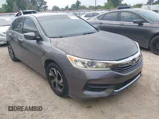 2017 Honda Accord Sedan LX with VIN 1HGCR2F38HA162496, listed as a IAAI auction lot 42075959 with 131,690 mi miles. Bid and sale history available at carsss.com. Image 1.