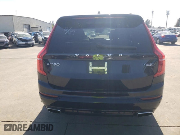 2019 Volvo XC90 R-Design with VIN YV4A22PM4K1474949, listed as a Copart auction lot 74332484 with 77,191 mi miles and Salvage Title. Bid and sale history available at carsss.com. Image 6.