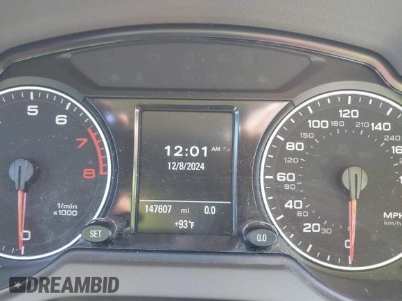 2012 Audi Q5 Premium Plus with VIN WA1DKAFP4CA016135, listed as a IAAI auction lot 42657478 with 147,607 mi miles and . Bid and sale history available at DreamBid. Image 7.