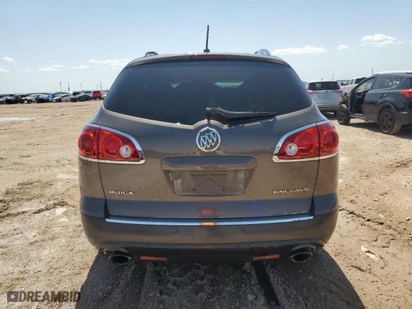 2012 Buick Enclave Leather with VIN 5GAKRCED1CJ361605, listed as a Copart auction lot 52717645 with 94,448 mi miles and Salvage Title. Bid and sale history available at carsss.com. Image 6.