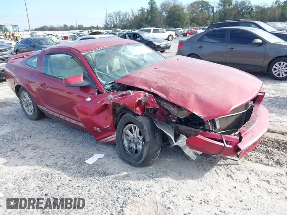2006 Ford Mustang Standard with VIN 1ZVFT80N165150848, listed as a IAAI auction lot 40840939 with 208,924 mi miles and . Bid and sale history available at DreamBid. Image 1.