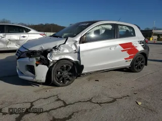 2023 Mitsubishi Mirage Black Edition z VIN ML32AWHJ6PH004865, wystawiony jako Copart lot #48791185 z przebiegiem 11 931 mil mil oraz Szkoda całkowita • Salvage title. Historia ofert i sprzedaży dostępna na DreamBid. Obrazek 1.