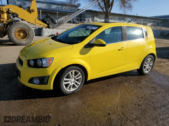 2016 Chevrolet Sonic LT with VIN 1G1JC6SH3G4125166, listed as a Copart auction lot 83096774 with 79,793 mi miles and Salvage Title. Bid and sale history available at carsss.com. Image 1.