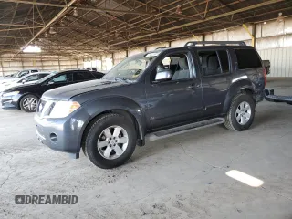 2012 Nissan Pathfinder S z VIN 5N1AR1NN4CC606095, wystawiony jako Copart lot #59333385 z przebiegiem 193 782 mil mil oraz Szkoda całkowita • Salvage title. Historia ofert i sprzedaży dostępna na DreamBid. Obrazek 1.