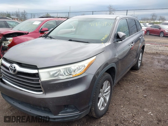 2014 Toyota Highlander LE z VIN 5TDZARFH8ES008504, wystawiony jako IAAI lot #41925955 z przebiegiem 198 292 mil mil oraz . Historia ofert i sprzedaży dostępna na DreamBid. Obrazek 17.