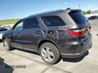 2014 Dodge Durango Limited z VIN 1C4SDJDT9EC394501, wystawiony jako Copart lot #58161754 z przebiegiem 86 066 mil mil oraz Czysty tytuł • Clean title. Historia ofert i sprzedaży dostępna na DreamBid. Obrazek 2.