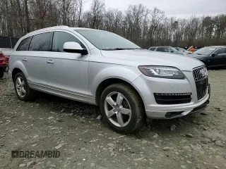 2015 Audi Q7 Premium Plus with VIN WA1LGAFE7FD020758, listed as a Copart auction lot 57027935 with 117,329 mi miles and Non repairable. Bid and sale history available at DreamBid. Image 11.