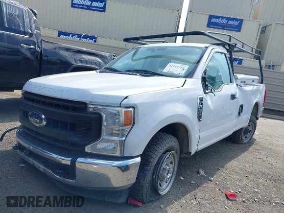2020 Ford F-250 XL with VIN 1FTBF2A66LEE20729, listed as a IAAI auction lot 41261766 with 100,530 mi miles and . Bid and sale history available at DreamBid. Image 14.