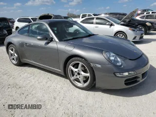 2007 Porsche 911 Carrera with VIN WP0AA29957S710704, listed as a Copart auction lot 77430324 with 0 mi miles and Non Repairable. Bid and sale history available at carsss.com. Image 4.