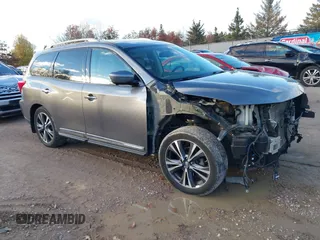 2017 Nissan Pathfinder SV с VIN 5N1DR2MM5HC650819, выставлен на аукционе IAAI как лот 40797569 с пробегом 95 262 миль миль и . История ставок и продаж доступна на DreamBid. Изображение 1.