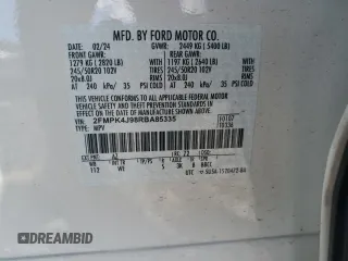 2024 Ford Edge SEL with VIN 2FMPK4J98RBA85335, listed as a Copart auction lot 48215965 with 4,381 mi miles and Salvage Title. Bid and sale history available at carsss.com. Image 13.