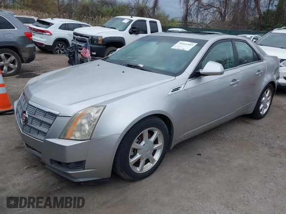 2008 Cadillac CTS AWD w/1SB with VIN 1G6DT57VX80174891, listed as a IAAI auction lot 39161303 with 116,089 mi miles. Bid and sale history available at carsss.com. Image 2.